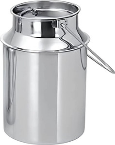 MANNU ART Steel Milk Container - 2