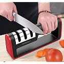 MANOGYAM Knife Sharpener | 3Stage Chef Knife Sharpener | Manual Sharpeners | Kitchen Blade Sharpening Tool | Kitchen Tool | Professional Sharpening Tool for Kitchen