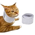 Cat Neck Brace Cover - Adjustable Elizabethan Collar for Post-Surgery Recovery, Anti-Lick Wound Protective Cervical Cone for Small Medium Large Dogs Cats (Neck Girth 4.7-9.8", Depth2.8
