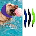 MANON ROSA Dog Ear Covers for Bathing &amp; Swimming Waterproof – 3Pcs Upgraded Anti-Slip Dog Shower Swim Cap, Ear Plugs, and Rain Hat for Small, Medium, Large Dogs Puppies Cats (Large,Black Blue Green)