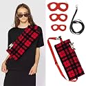 MANON ROSA Sugar Glider Pouch & Harness Set, Bonding Sling for Travel, Red