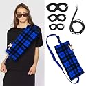 MANON ROSA Sugar Glider Pouch &amp; Harness Set, Bonding Sling for Travel, Blue