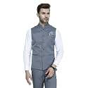 MANQ Men's Band Collar Slim Fit Formal/Party Waist Coat - 11 Colors