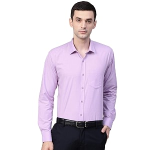 MANQ Mens Regular Fit Cotton Formal Shirt