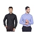 MANQ Men39s Regular Fit Formal Shirt Pack