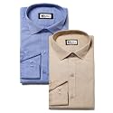MANQ Men39s Regular Fit Cotton Formal Shirt