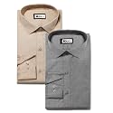 MANQ Men39s Regular Fit Formal Shirt Pack