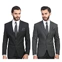 MANQ Men39s Slim Fit Single Breasted Blazer