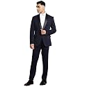 MANQ Men39s Solid Tuxedo Suit Mandarin Collar