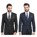 MANQ Men39s Slim Fit Single Breasted Blazer