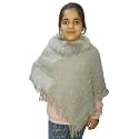 MANRA Kids Woolen Round Neck Solid Ponchu (Sc-Kids Round Neck Ponchu)