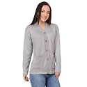 MANRA Women39s Woolen V-Neck Buttoned Full Sleeve
