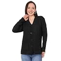 MANRA Women39s Woolen V-Neck Buttoned Full Sleeve