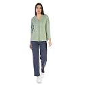 MANRA Women39s Woolen V-Neck Buttoned Full Sleeve