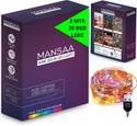 MANSAA 20 LEDs 2.01 m Multicolor Steady String Rice Lights