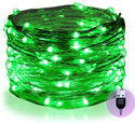 MANSAA 20 LEDs 2.01 m Green Steady String Rice Lights