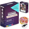 MANSAA Led Lights for Decoration | 18 Months Warranty, 10 Bulbs | Christmas Decorations, Light Decor, Christmas Lights, Lights for Decoration, Christmas Decor (Yellow, 1 Pack)