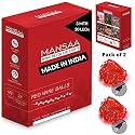 MANSAA M51 USB LED String Light | 3 Meter 30 LEDs | Red Color | USB Operated | Home Decor LED Light | Pack of 2