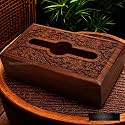 Sheesham Wooden Tissue Box for Dining Table Car Restaurent Office Wood Napkin Holder Cover Tissue Paper Box Holder Decorative Stylish Organizer Premium Gift for Housewarming - 9 x 5 inch