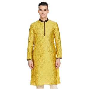 Manthan Art Silk Casual Kurta for Men