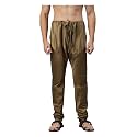 Manthan Men's Art Silk Solid Churidar