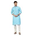 Manthan Men39s Cotton Solid Kurta 1pc
