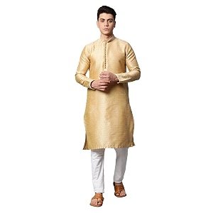 Manthan Mens Full Sleeves Striped Blended Cotton