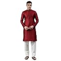 Manthan Mens Full Sleeves Striped Blended Cotton