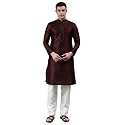 Manthan Mens Full Sleeves Striped Blended Cotton
