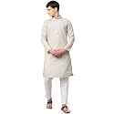 Manthan Self Design Striped Full Sleeves Art