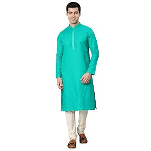 manthan solid kurta for men