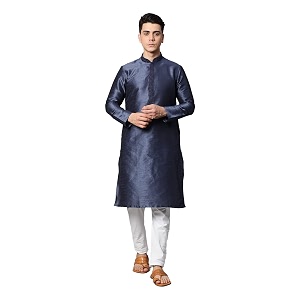 manthan solid kurta for men
