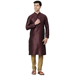 manthan solid kurta for men