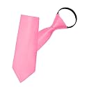 Mantieqingway Pre-tied Adjustable Zipper Neck Ties for Men 3.15' 'Mens Necktie for Office Graduation School Uniforms