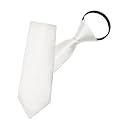 Mantieqingway Pre-tied Adjustable Zipper Neck Ties for Men 3.15' 'Mens Necktie for Office Graduation School Uniforms