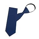 Mantieqingway Pre-tied Adjustable Zipper Neck Ties for Men 3.15' 'Mens Necktie for Office Graduation School Uniforms