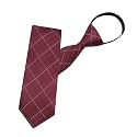 Mantieqingway Pre-tied Adjustable Zipper Neck Ties for Men 3.15' 'Mens Necktie for Office Graduation School Uniforms