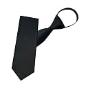 Mantieqingway Pre-tied Adjustable Zipper Neck Ties for Men 3.15' 'Mens Necktie for Office Graduation School Uniforms