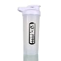 Mantis Gym Shaker bottle 700 ml, Ideal for Protein shakes and Pre workout 100% Leak Proof and BPA free(White)