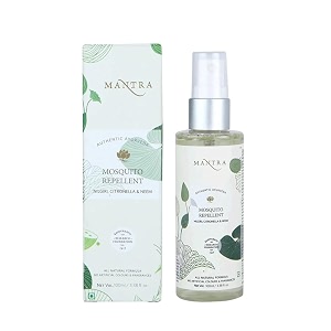mantra herbal mosquito repellent nilgiri citronella amp neem - 100 ml