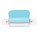 Manual Binding Machines Multipurpose, 6 Holes Cinch Book Binding Machine, Hand Binding Tool with Alloy Steel Cutterheads, for A4 B5 A5 Paper Punching, Home Office Use (Light Blue)