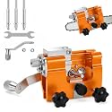 Manual Chain Saw Sharpener Kit, Chain Sharpener, Portable Hand Crank Manual Sharpening Tool for Household Chainsaw Chain Care