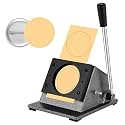 Manual Circle Button Paper Cutter, Round Punch Die Cutter, Professional Badge & Medal Maker Machine, with Long Handle, for DIY Paper, Cardboard & Thin Leather