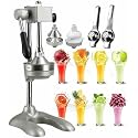 Manual Citrus Juicer, Commercial Grade Citrus Juicer, Hand Press Squeezer & Stainless Steel Crusher | Manual Lemon Press With Large Pressure Plate, Easy Juice Extraction(Black)