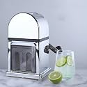 Manual Ice Crusher with Scoop – Hand Crank Ice Shaver Machine, Stainless Steel Blades & Durable Plastic, Portable for Home Kitchen, Bar, and Parties