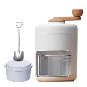 manual shaved ice maker machineice shaverportable ice crusher with free ice cube trays and shaved ice spoonsnow cone machine use for ice cream snowcone cocktail make