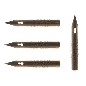 manuscript leonardt fine drawing nib - pack of 4