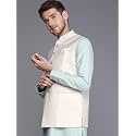 Manyavar Art Silk Men39s Sleevless Nehru Jacket