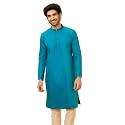Manyavar Men's Cotton Blend Regular Kurta (1pc)