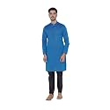 Manyavar Men's Viscose Embroidery|Sequins Work Kurta Set (2pcs)